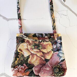 Vintage Tapestry Jaquard Tote Bag by Tobby Weston